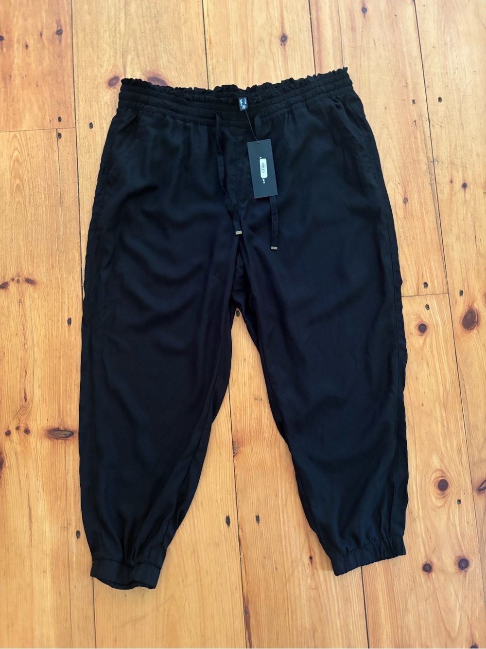 Love & Legend Black Lyocell Jogger Pants NWT Size 16